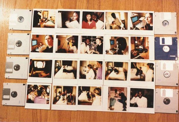 Making the Interactive Bed in Los Angeles, 1988.